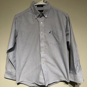 ✅ Nautica Womens Oxford button down shirt size 14